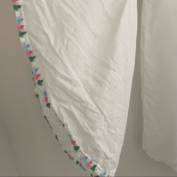 Zara Linen Bell Sleeve Blouse size XS - Picture 3 of 11